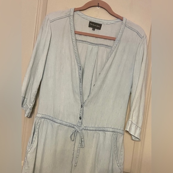 ✨michael Stars Sz-S Light Blue Denim Dress, Airy & Comfortable Cool- GentlyUsed✨ - Picture 9 of 16